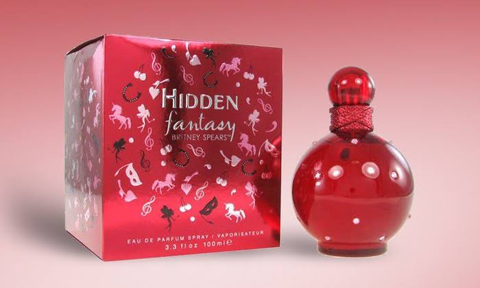 Britney Spears Hidden Fantasy EDP 100 ml กล่องซีล น้ำหอมสำหรับหญิงสาวที่น่าปรารถนาและเซ็กซี่มากขึ้น ด้วยกลิ่น Cherry และ Vanilla แสดงถึงเสน่ห์ของตนเอง   และกล้าที่จะแสดงให้โลกได้เห็นความน่าหลงใหลและประดับคริสตัลสีชมพูสื่อถึงความเป็นผู้หญิง ความรัก และความอบอุ่น